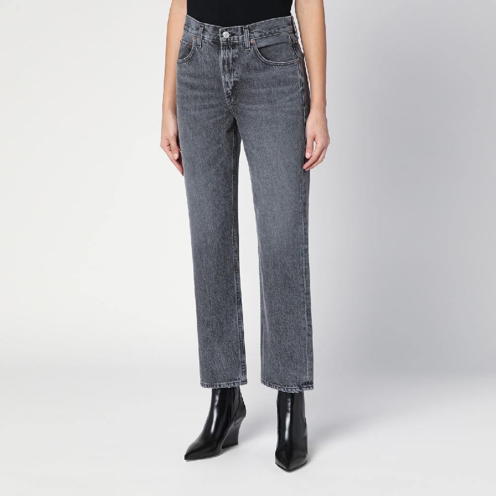 AGOLDE Jeans Valen grigio slavato in denim rigenerato Spedizione Gratuita