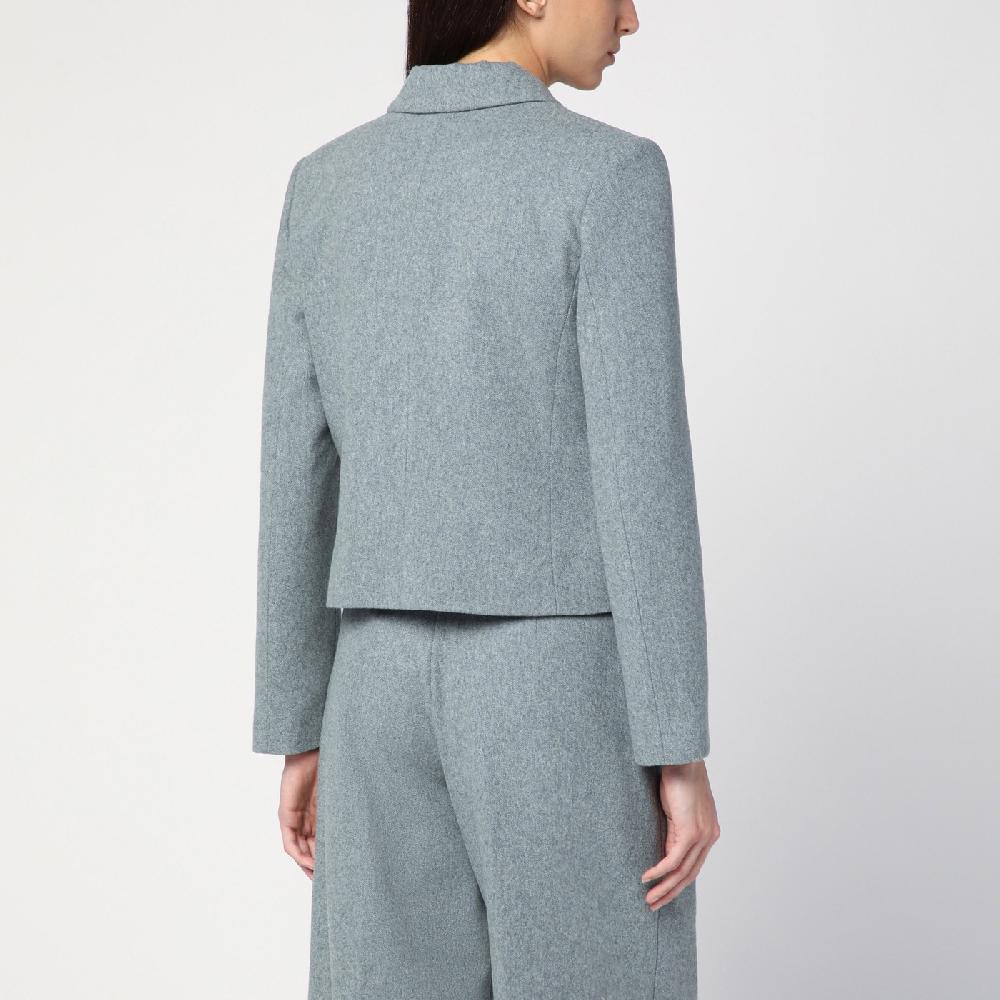 THE GARMENT Giacca doppiopetto Mille grigia Qualità Garantita
