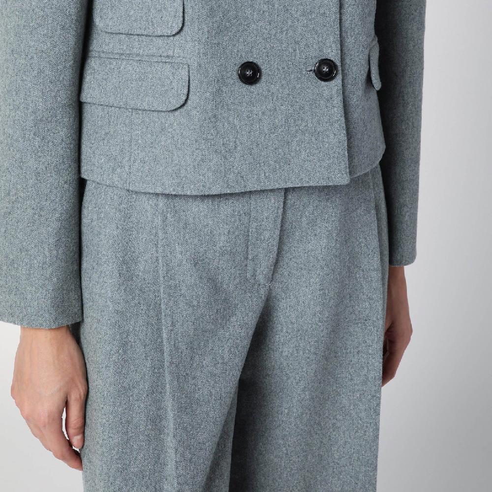 THE GARMENT Giacca doppiopetto Mille grigia Qualità Garantita