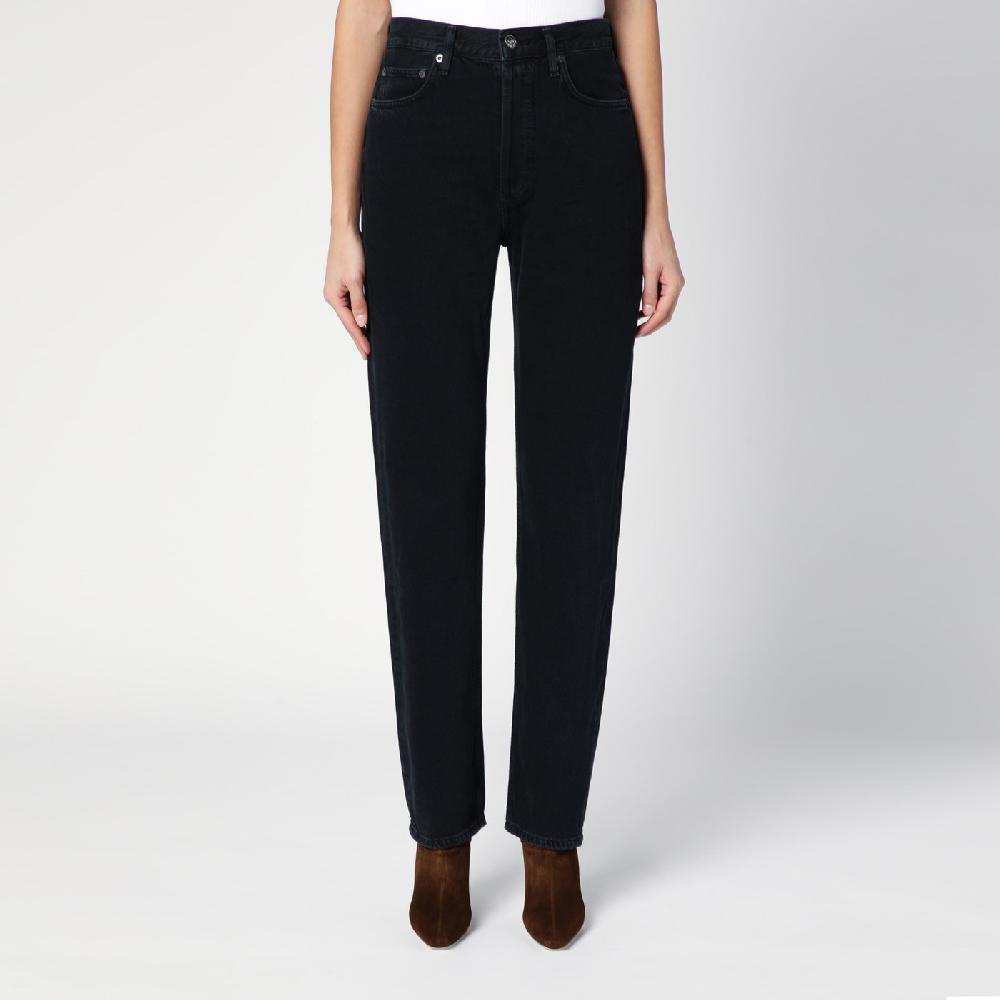 AGOLDE Jeans nero in denim rigenerato Convenienza