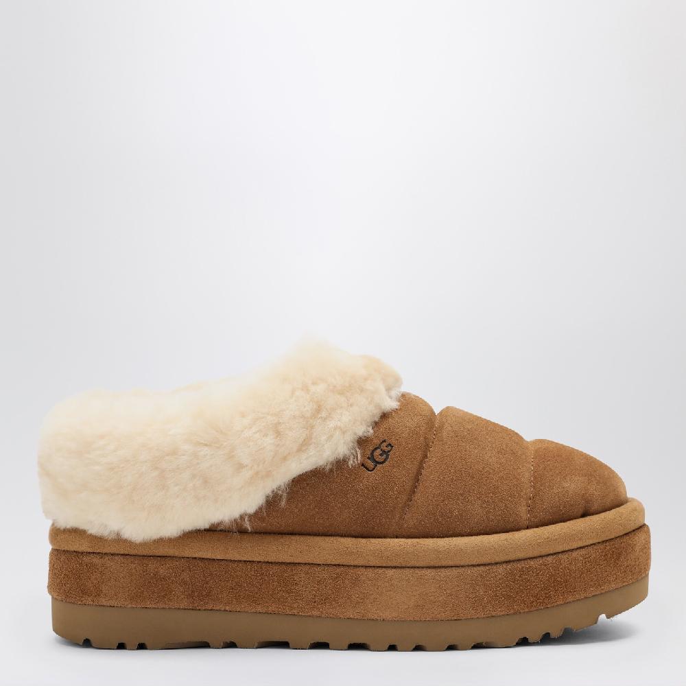 UGG Slide W Tazzlita castagna in suede Saldi