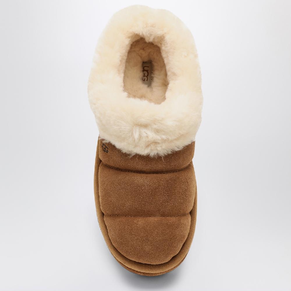 UGG Slide W Tazzlita castagna in suede Saldi
