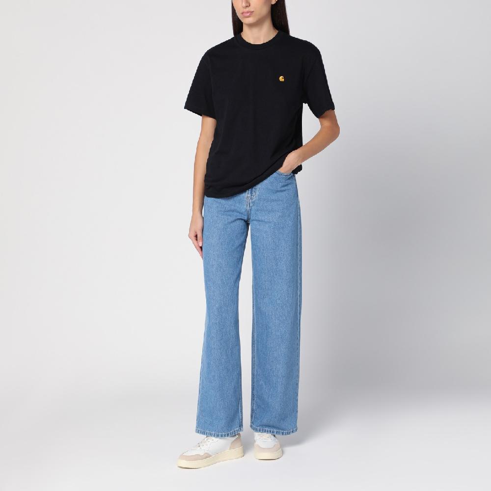 Carhartt WIP W S/S Chase T-Shirt nera Vendita