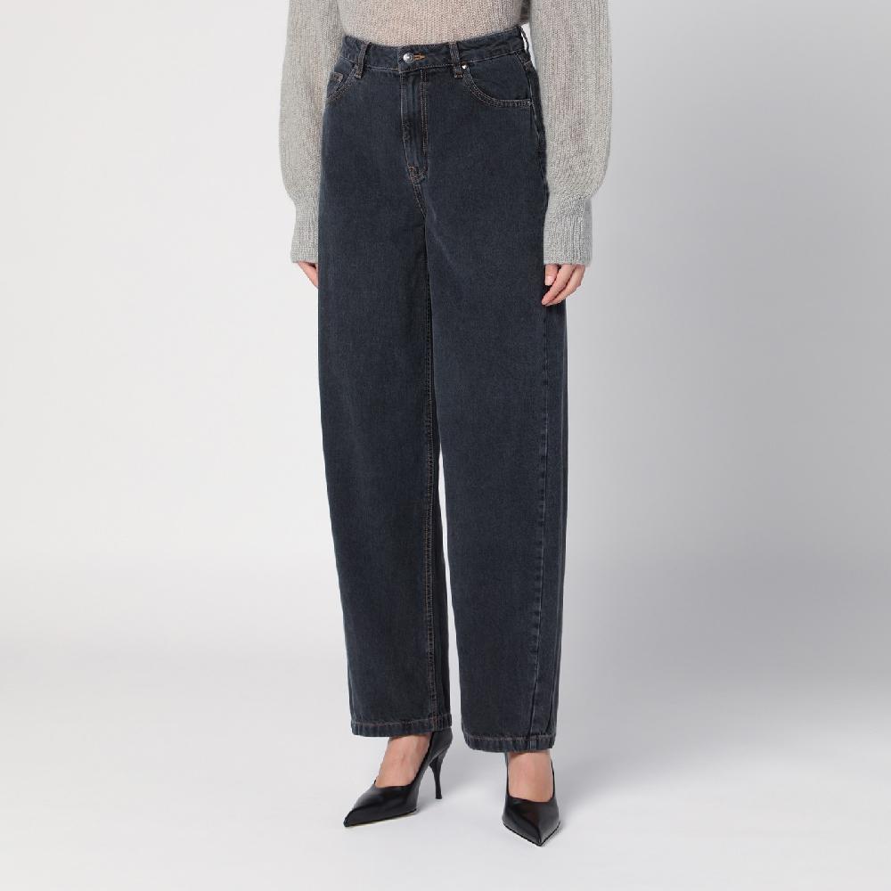 ROTATE Birger Christensen Jeans ampio grigio scuro Soddisfazione Garantita