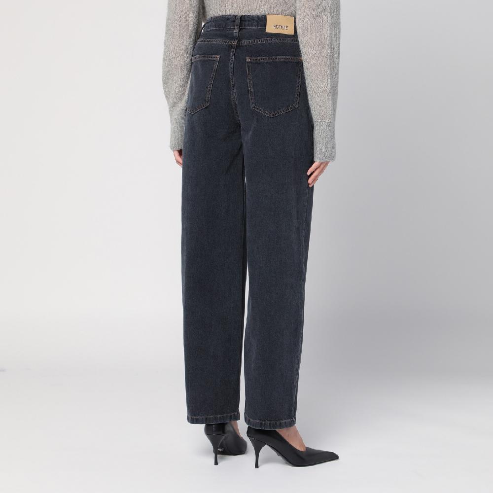 ROTATE Birger Christensen Jeans ampio grigio scuro Soddisfazione Garantita