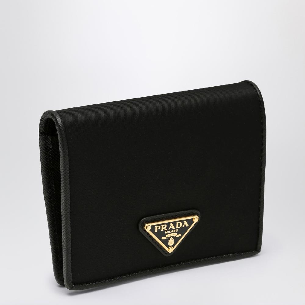 Prada Portafoglio piccolo nero in Re-Nylon