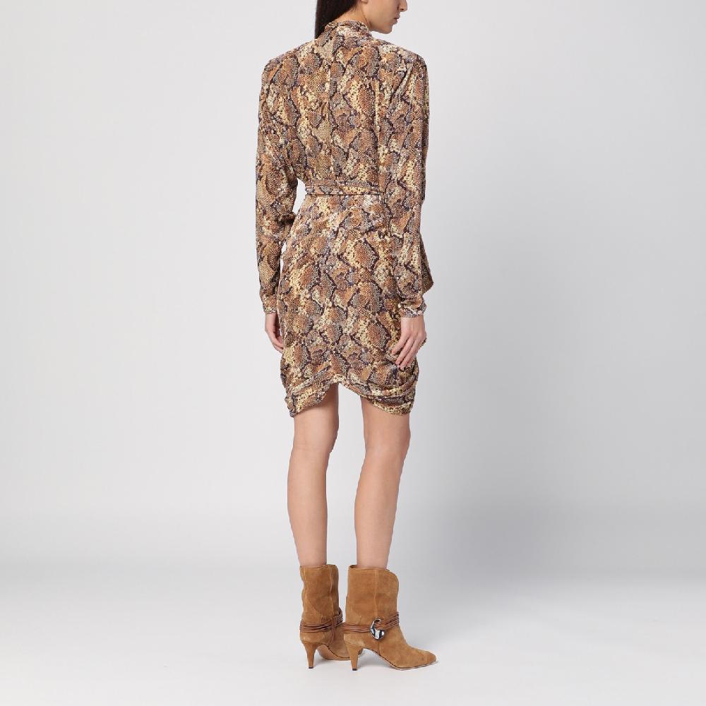 ISABEL MARANT Abito Cleora con stampa serpente Italia