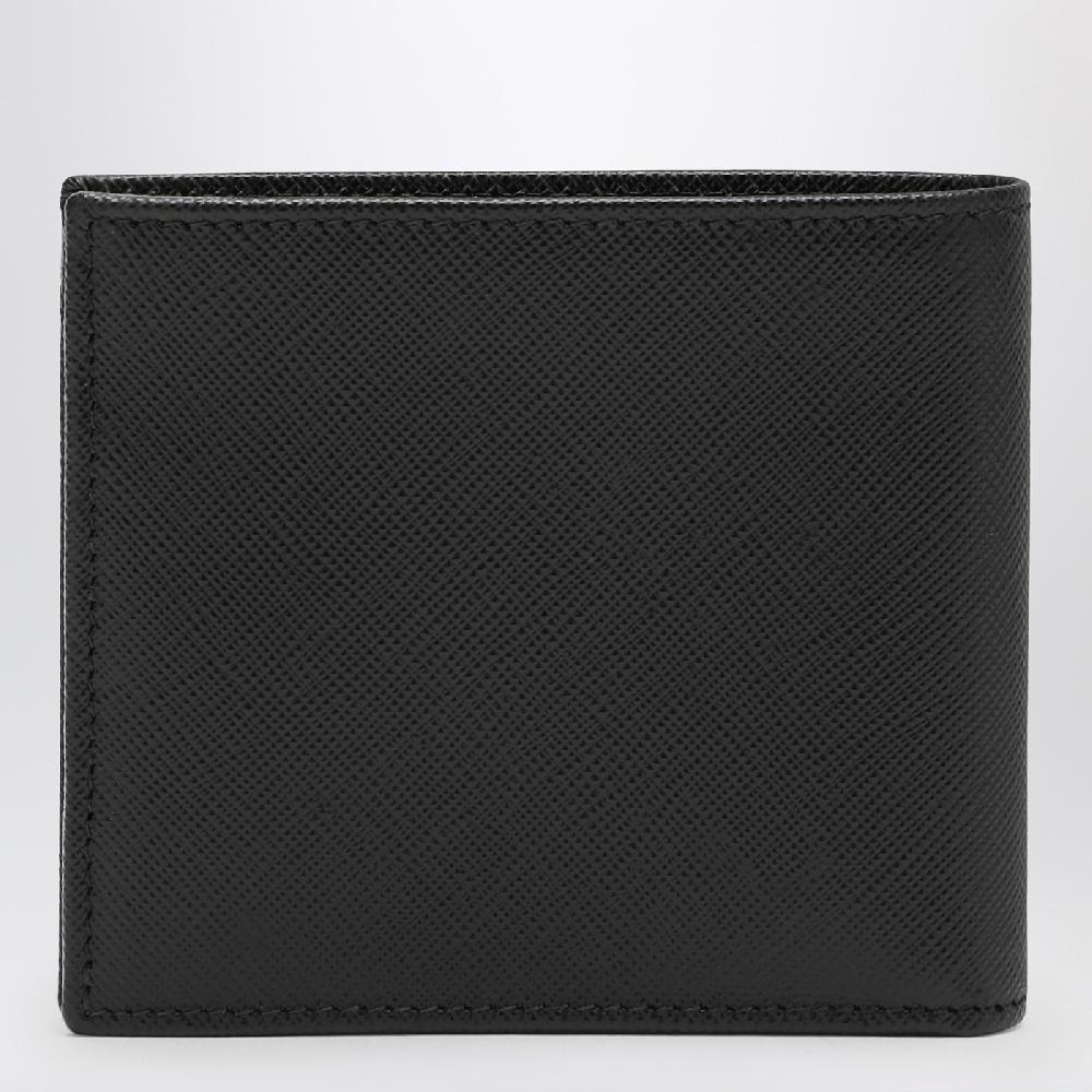 Prada Portafoglio orizzontale nero in Saffiano Promozione Limitata