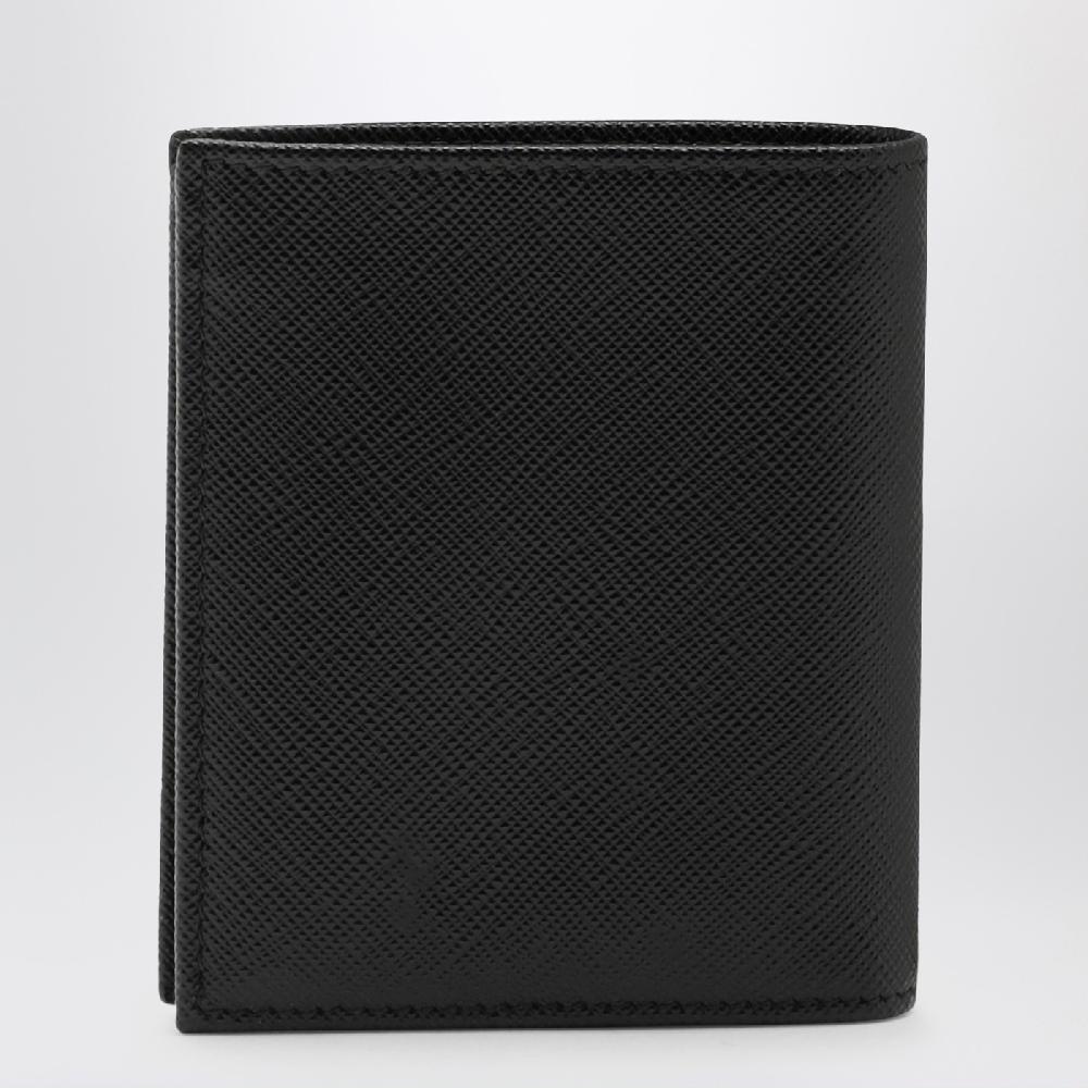 Prada Portafoglio nero in Saffiano Shopping Online