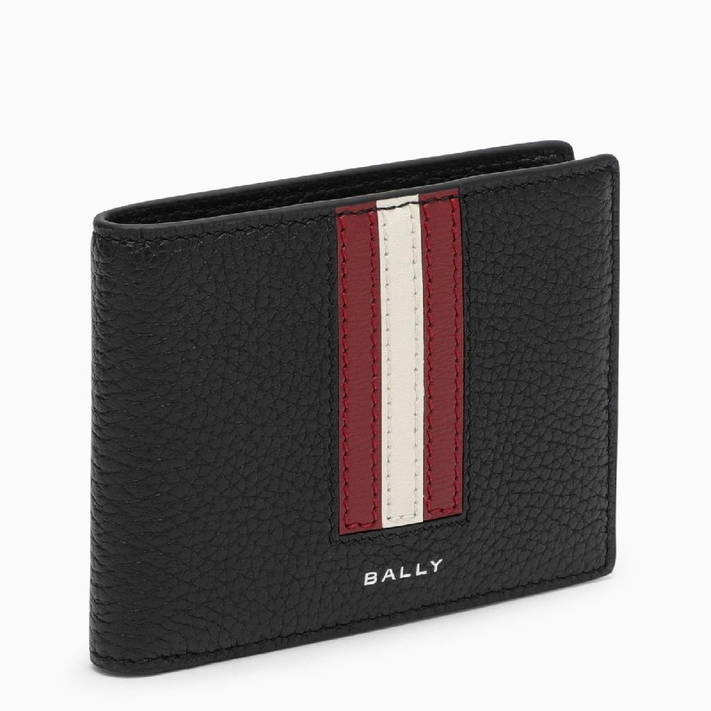 Bally Portafoglio bi-fold nero in pelle Convenienza