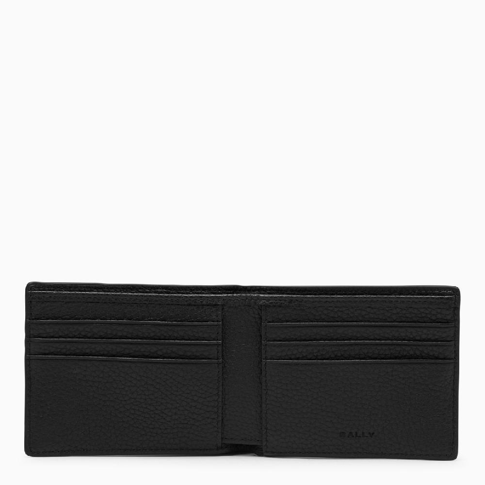 Bally Portafoglio bi-fold nero in pelle Convenienza
