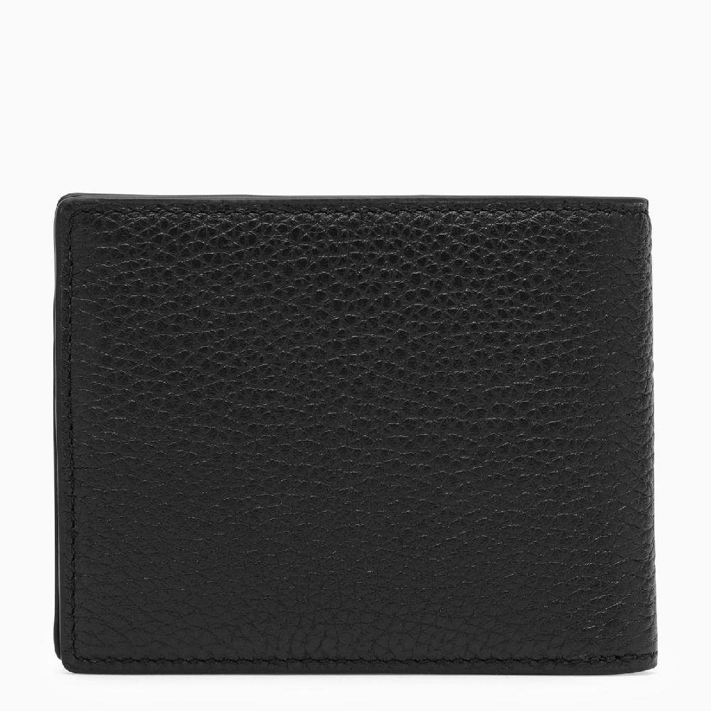 Bally Portafoglio bi-fold nero in pelle Convenienza