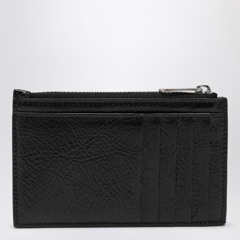 Balenciaga Portacarte Superbusy nero in pelle Sconto