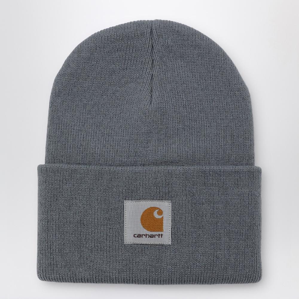 Carhartt WIP Cuffia grigia con patch logo Saldi