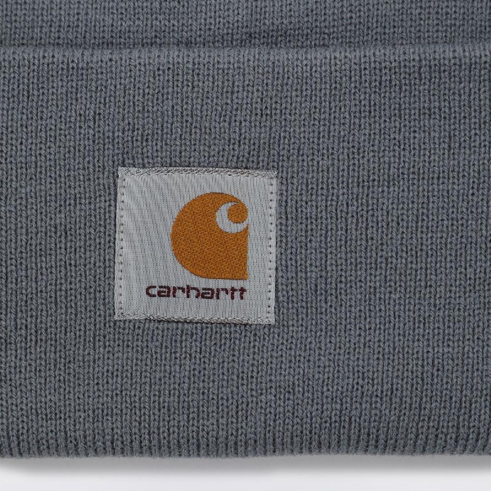 Carhartt WIP Cuffia grigia con patch logo Saldi