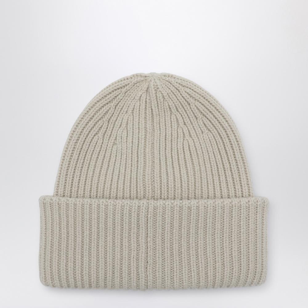 Moncler Cuffia beige in lana e cashmere I Più Venduti