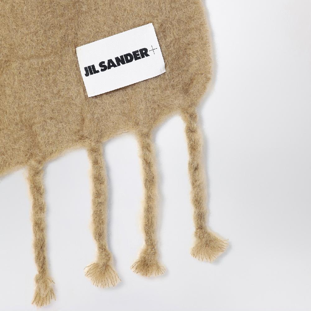Jil Sander Sciarpa beige in misto mohair Italia
