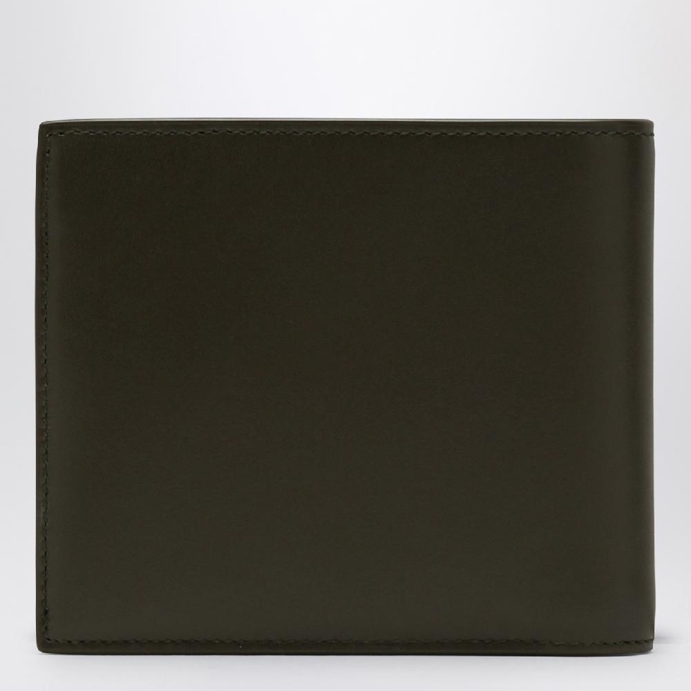 Saint Laurent Portafoglio bi-fold verde muschio in pelle Vendita