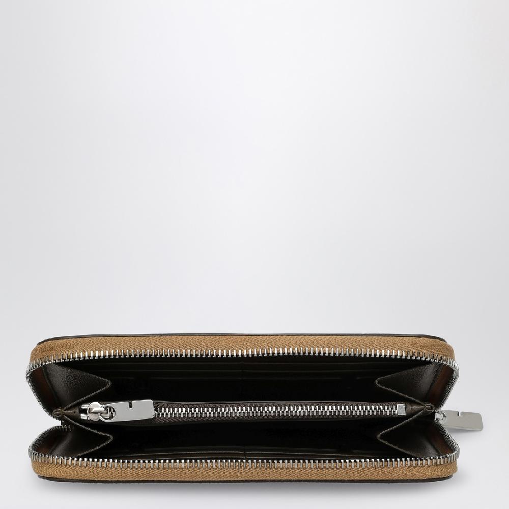 Burberry Portafoglio con zip beige motivo Check Shopping Online