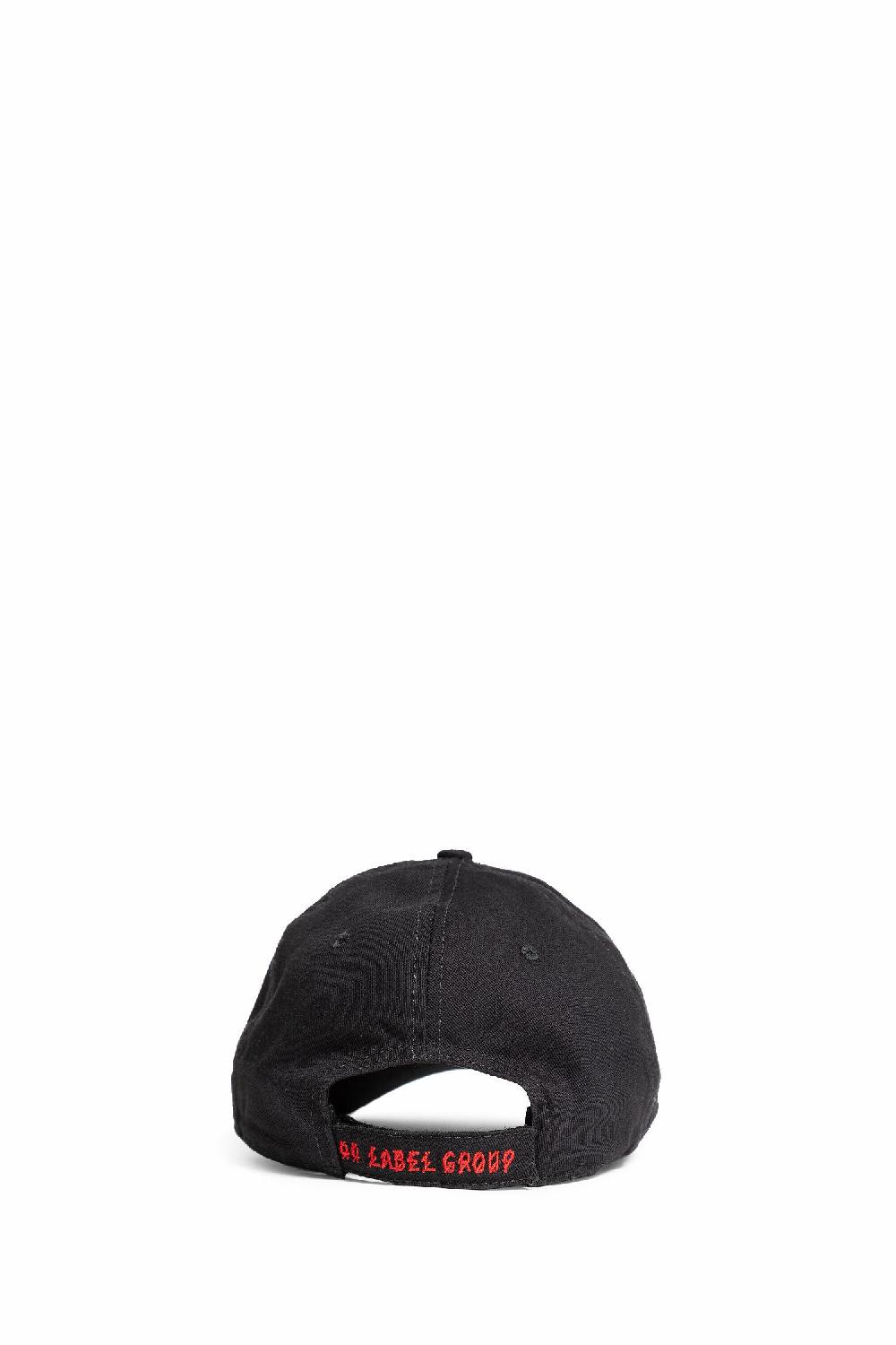 Antonioli 44 LABEL GROUP MAN BLACK HATS Italy
