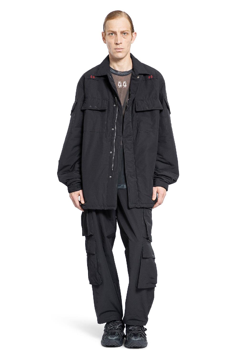 Antonioli 44 LABEL GROUP MAN BLACK JACKETS Italia