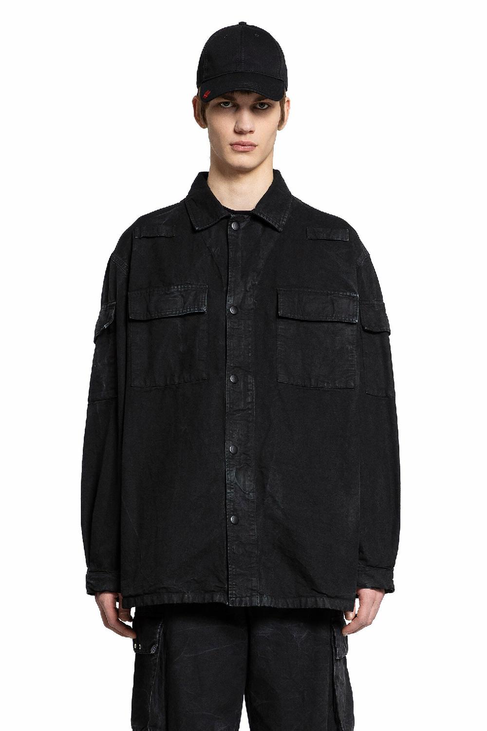 Antonioli 44 LABEL GROUP MAN BLACK JACKETS 2025