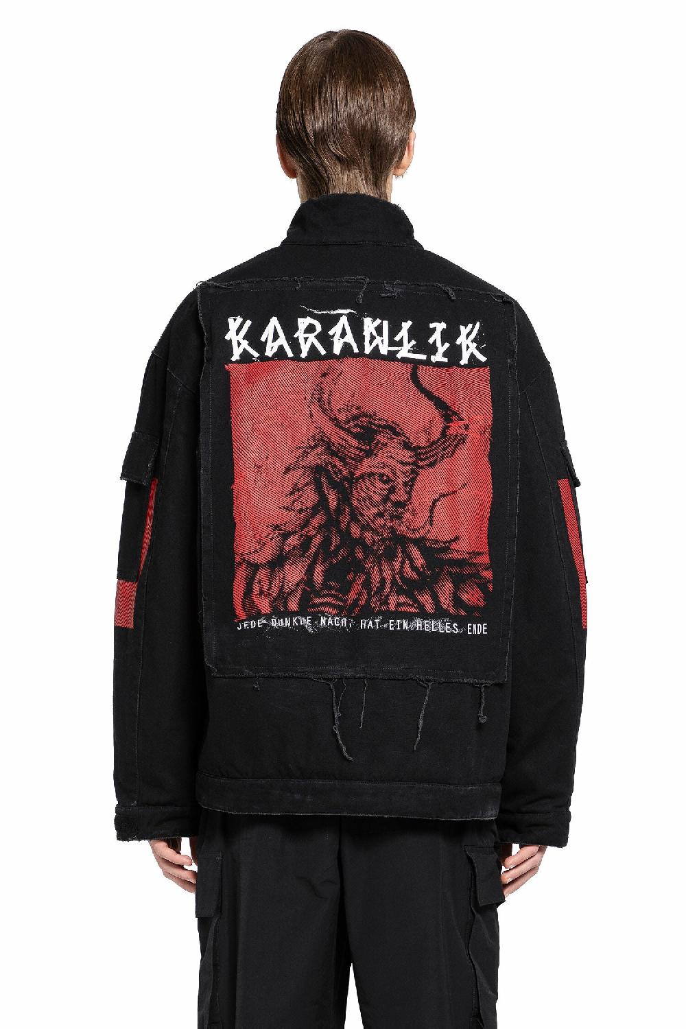 Antonioli 44 LABEL GROUP MAN BLACK JACKETS Qualità