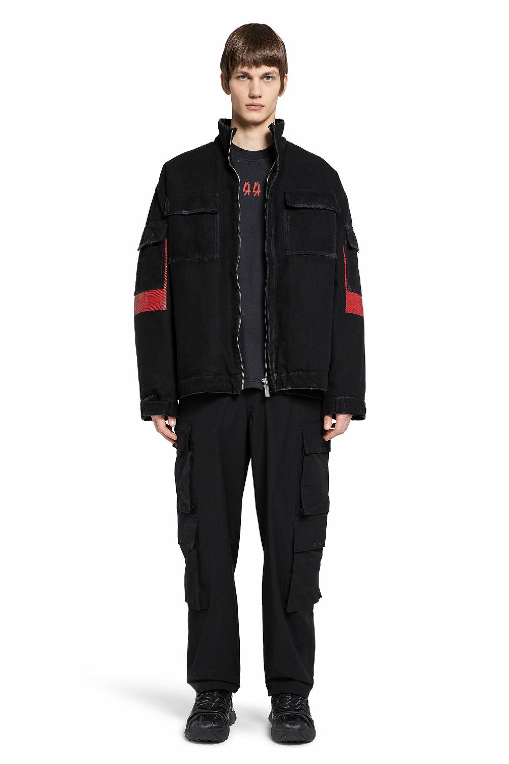 Antonioli 44 LABEL GROUP MAN BLACK JACKETS Qualità