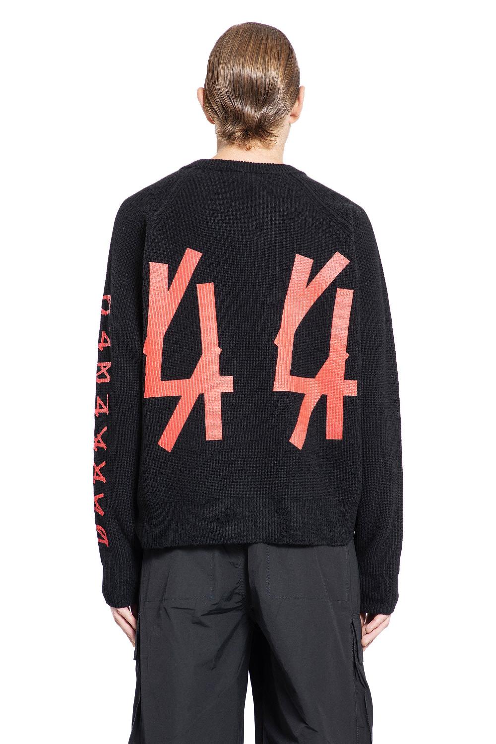 Antonioli 44 LABEL GROUP MAN BLACK KNITWEAR Pezzi Unici