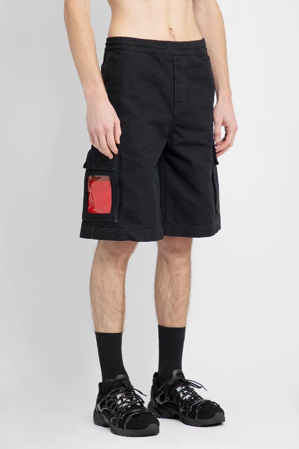 Antonioli 44 LABEL GROUP MAN BLACK SHORTS & SKIRTS Promozione Limitata