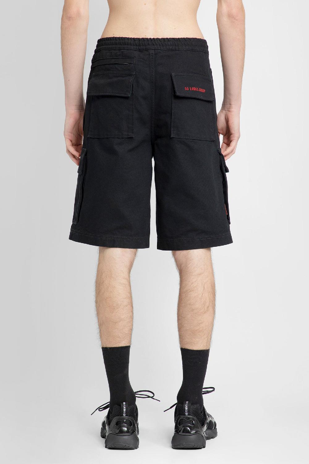 Antonioli 44 LABEL GROUP MAN BLACK SHORTS & SKIRTS Promozione Limitata