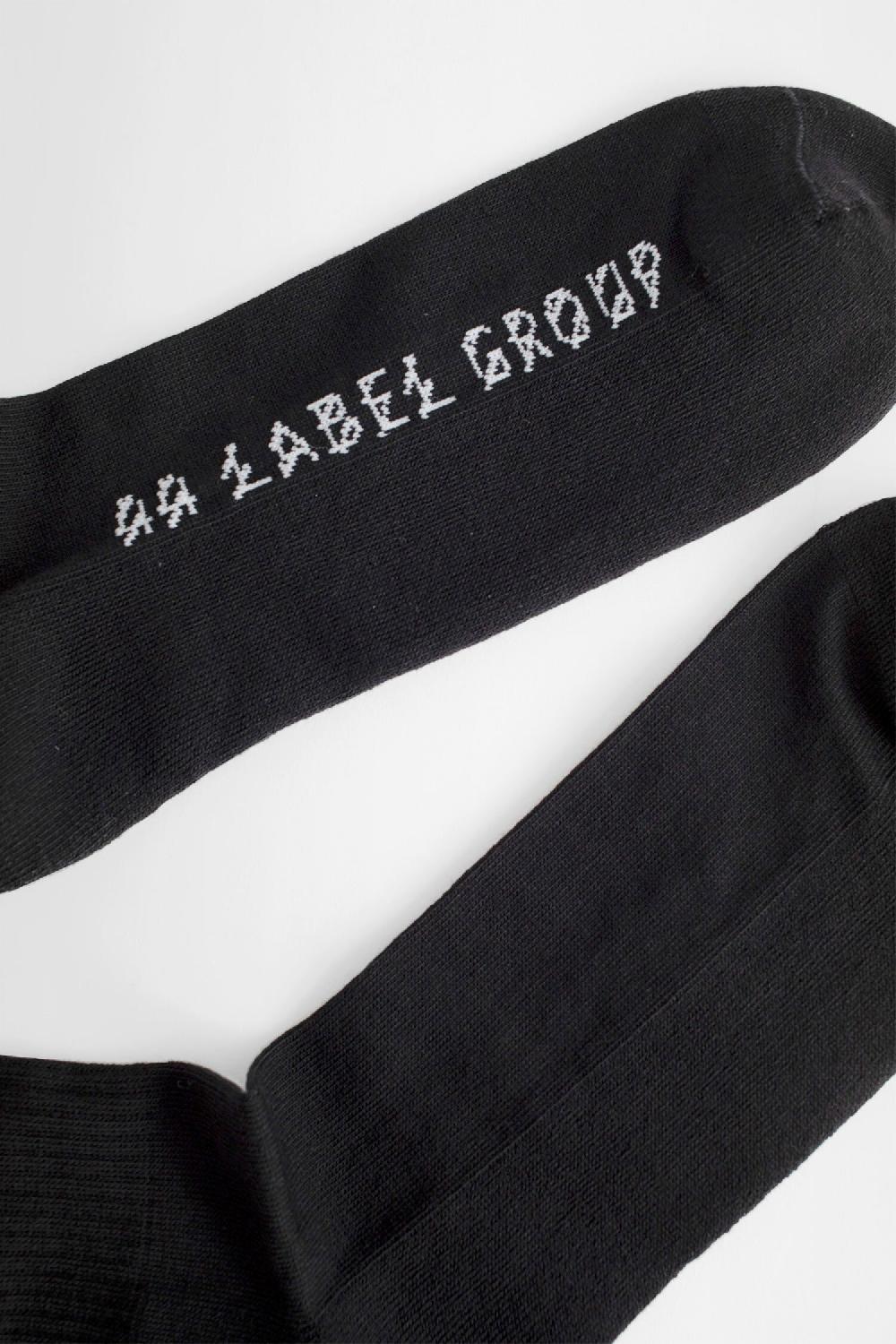 Antonioli 44 LABEL GROUP MAN BLACK SOCKS Novità