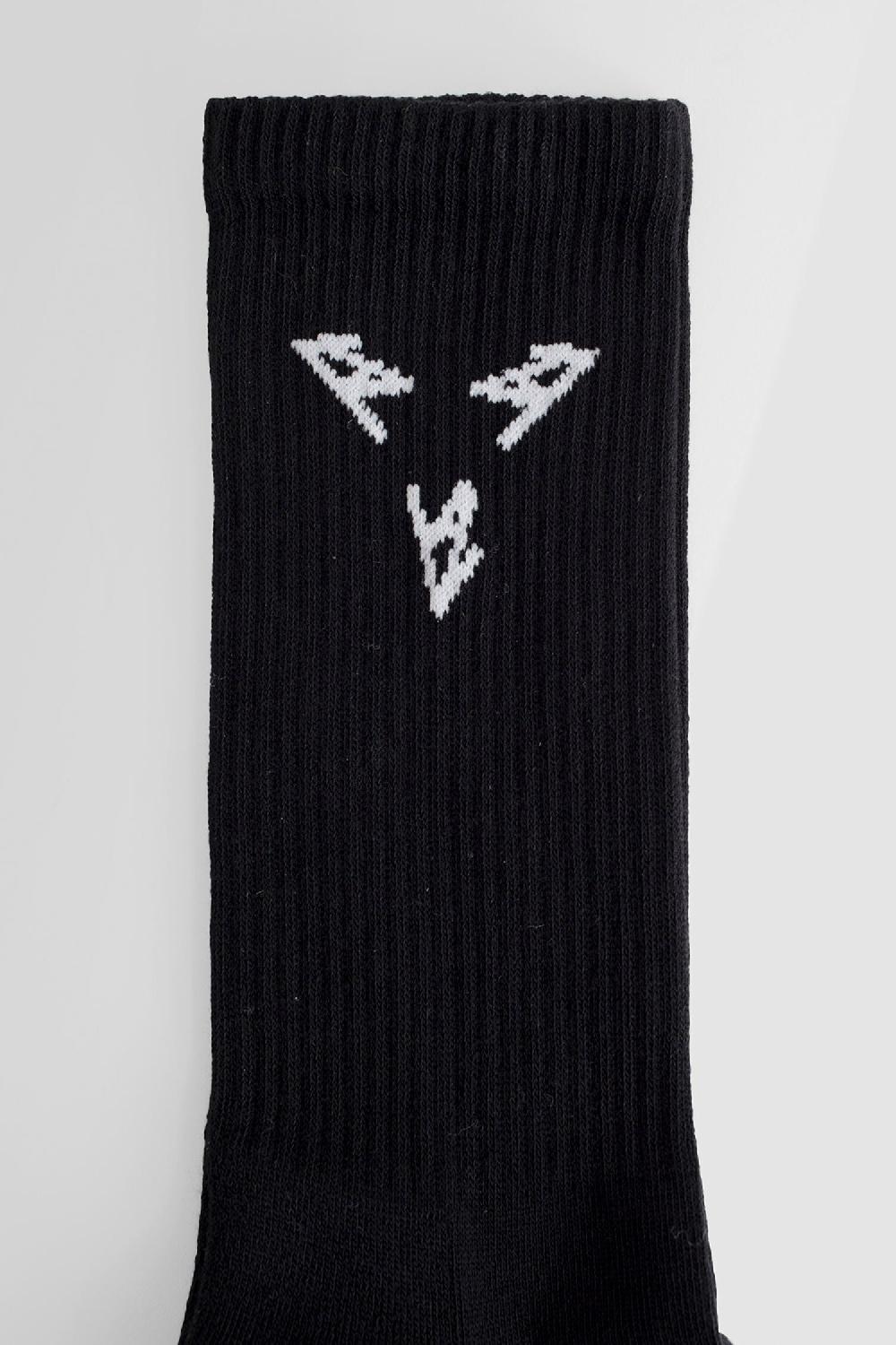 Antonioli 44 LABEL GROUP MAN BLACK SOCKS Novità