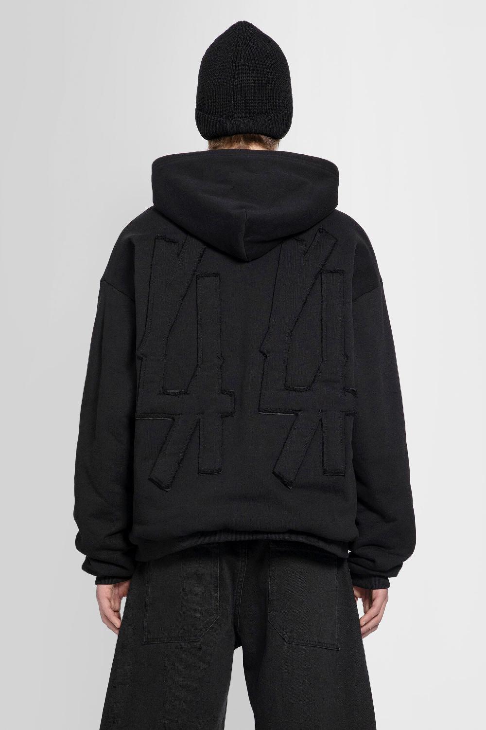 Antonioli 44 LABEL GROUP MAN BLACK SWEATSHIRTS Sconto