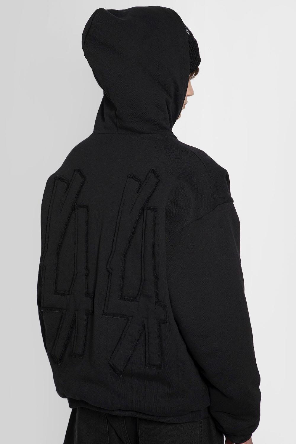 Antonioli 44 LABEL GROUP MAN BLACK SWEATSHIRTS Sconto