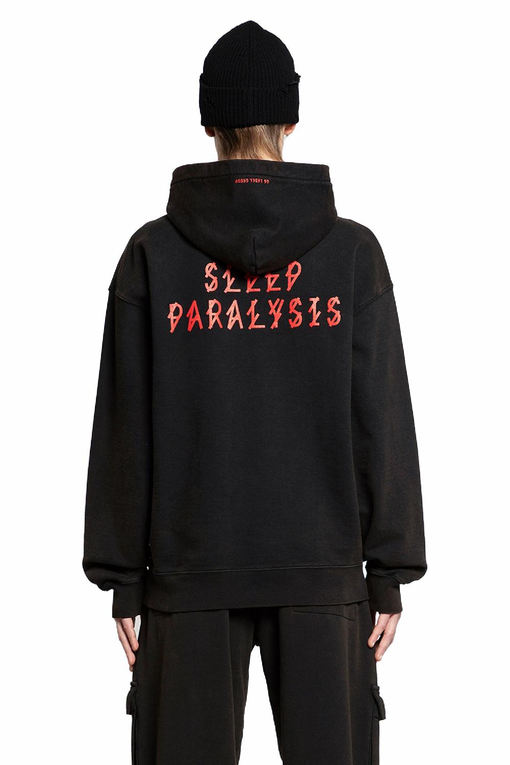 Antonioli 44 LABEL GROUP MAN BLACK SWEATSHIRTS In Vendita