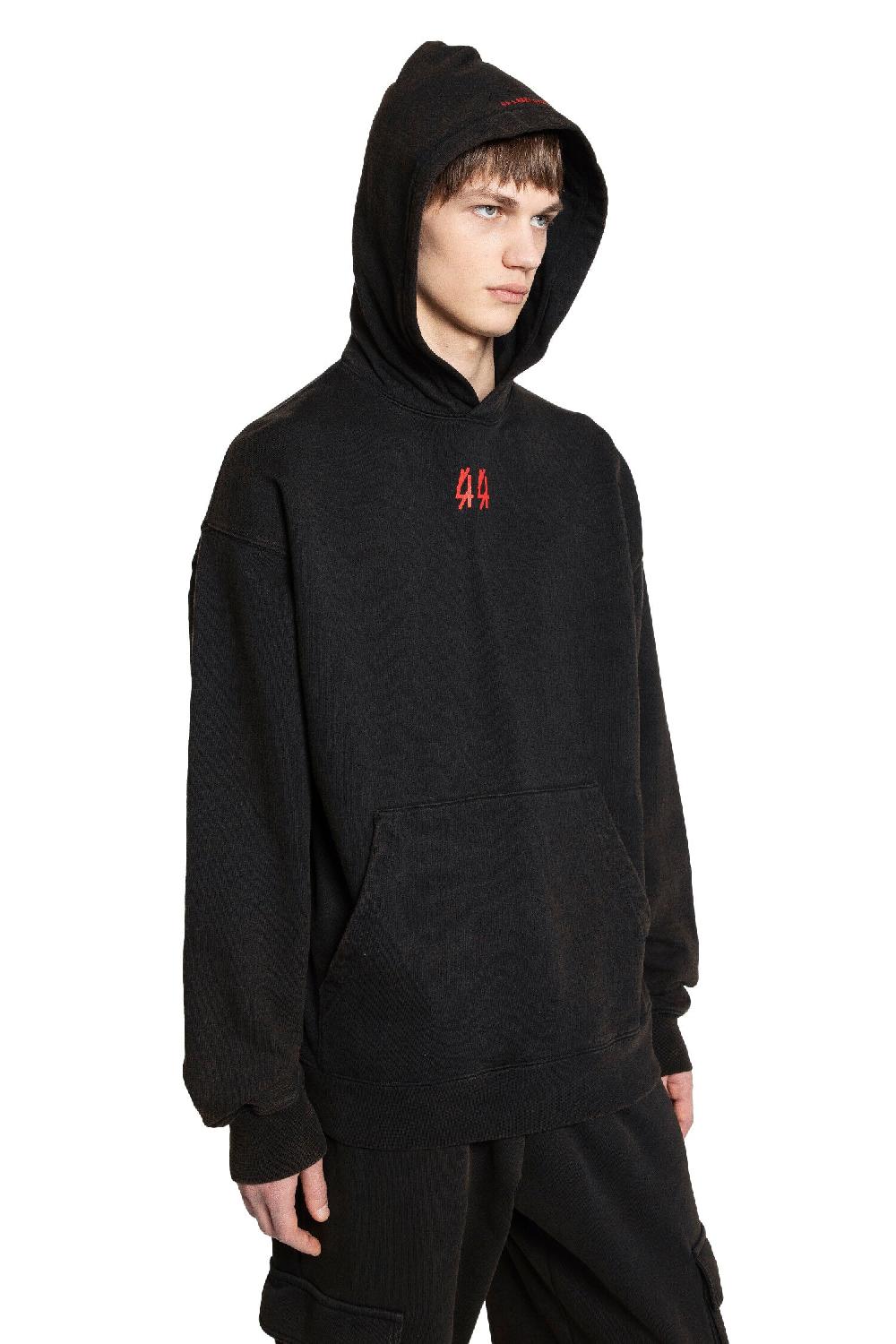 Antonioli 44 LABEL GROUP MAN BLACK SWEATSHIRTS In Vendita