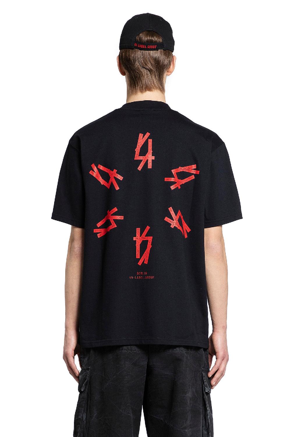 Antonioli 44 LABEL GROUP MAN BLACK T-SHIRTS & TANK TOPS Saldi