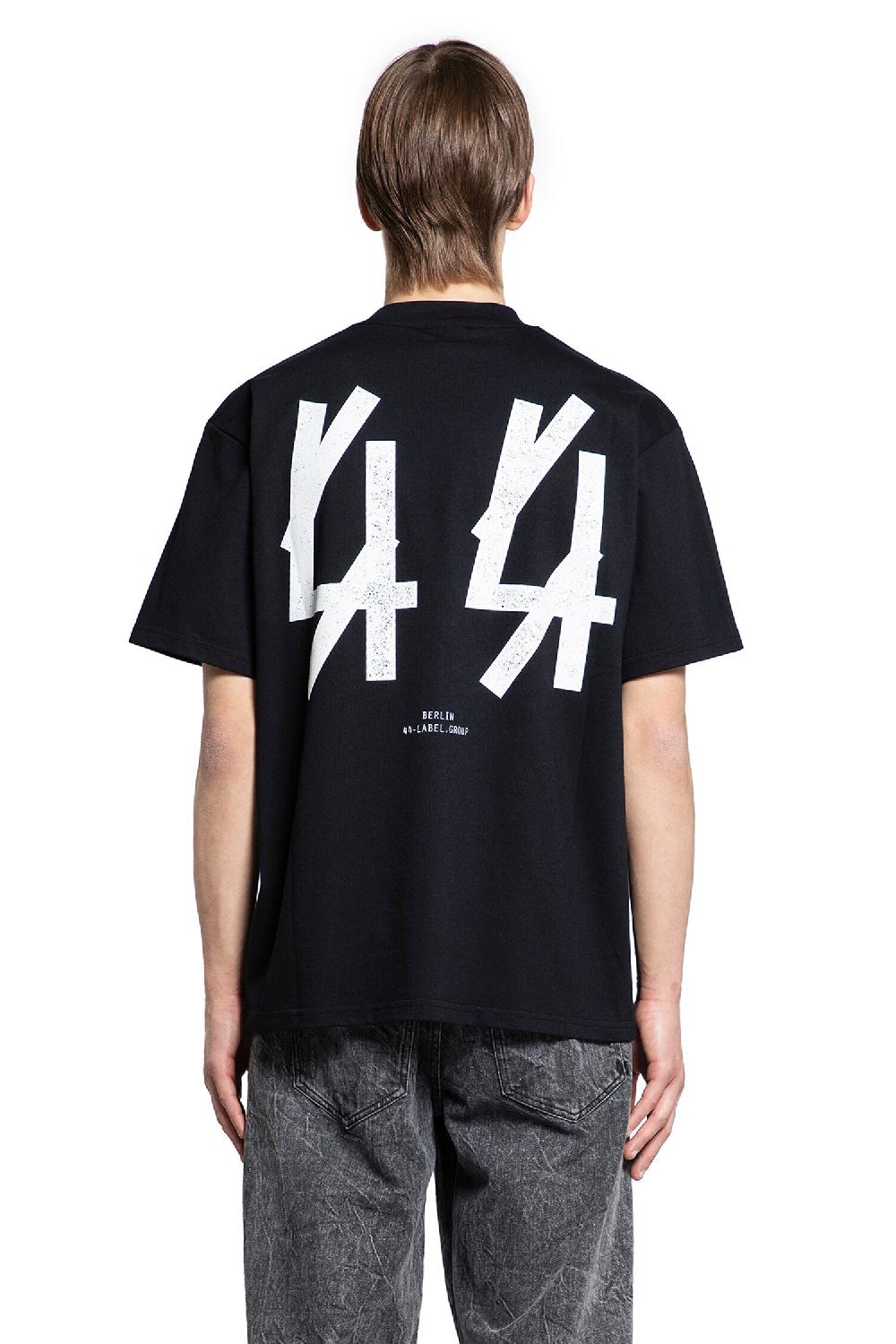 Antonioli 44 LABEL GROUP MAN BLACK T-SHIRTS & TANK TOPS Vendita Economica