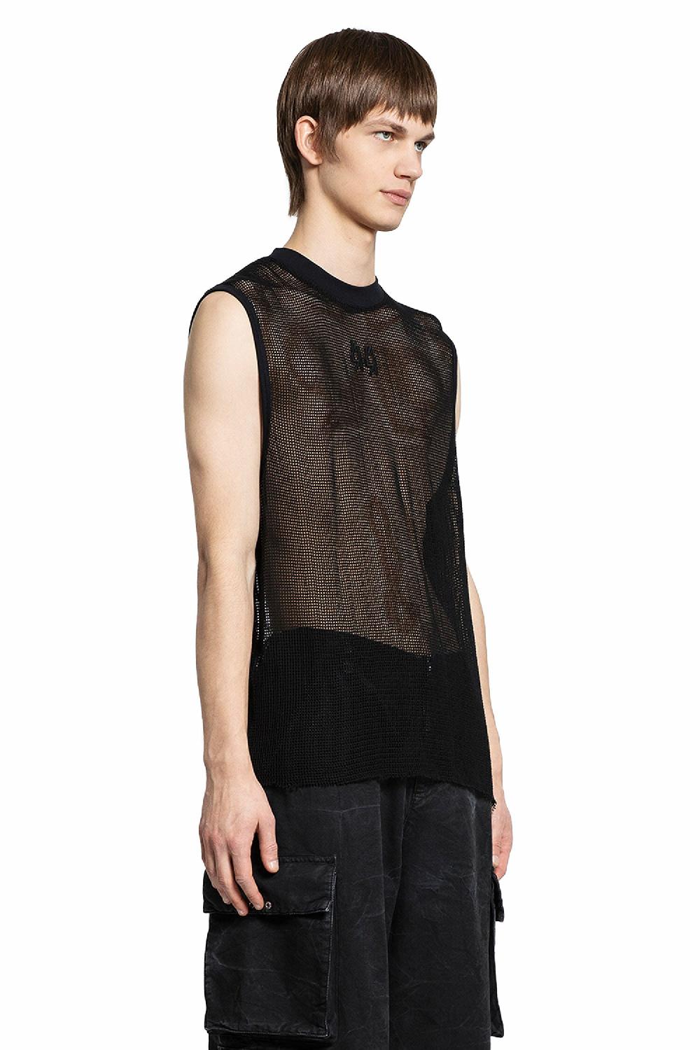 Antonioli 44 LABEL GROUP MAN BLACK T-SHIRTS & TANK TOPS Saldi Di Fabbrica