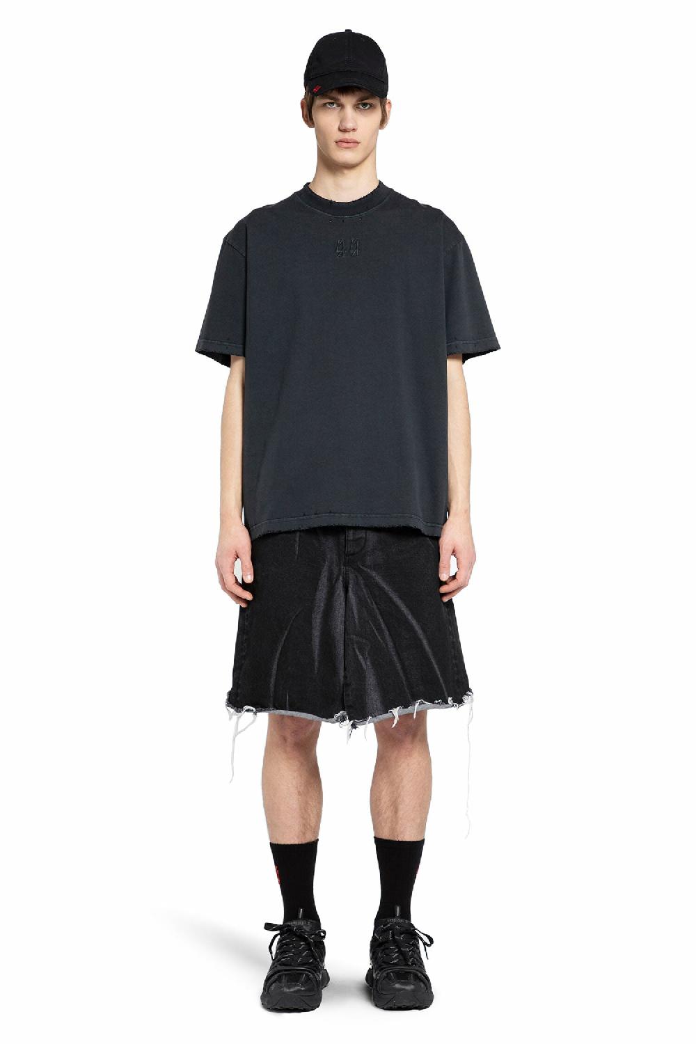 Antonioli 44 LABEL GROUP MAN BLACK T-SHIRTS & TANK TOPS Vendite Flash
