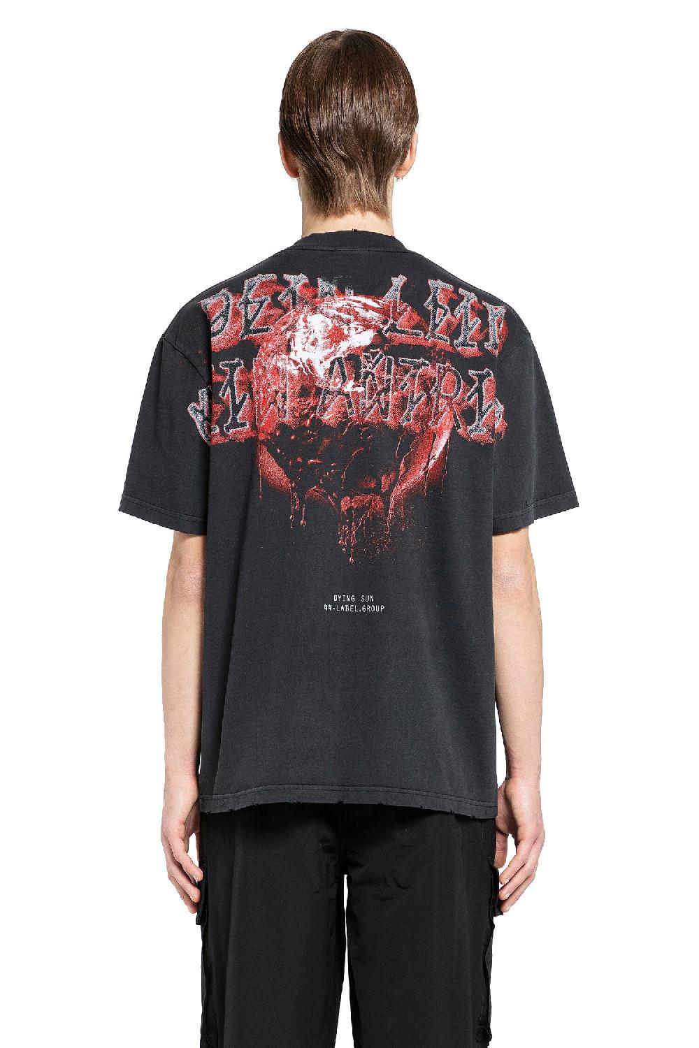 Antonioli 44 LABEL GROUP MAN BLACK T-SHIRTS & TANK TOPS Negozio