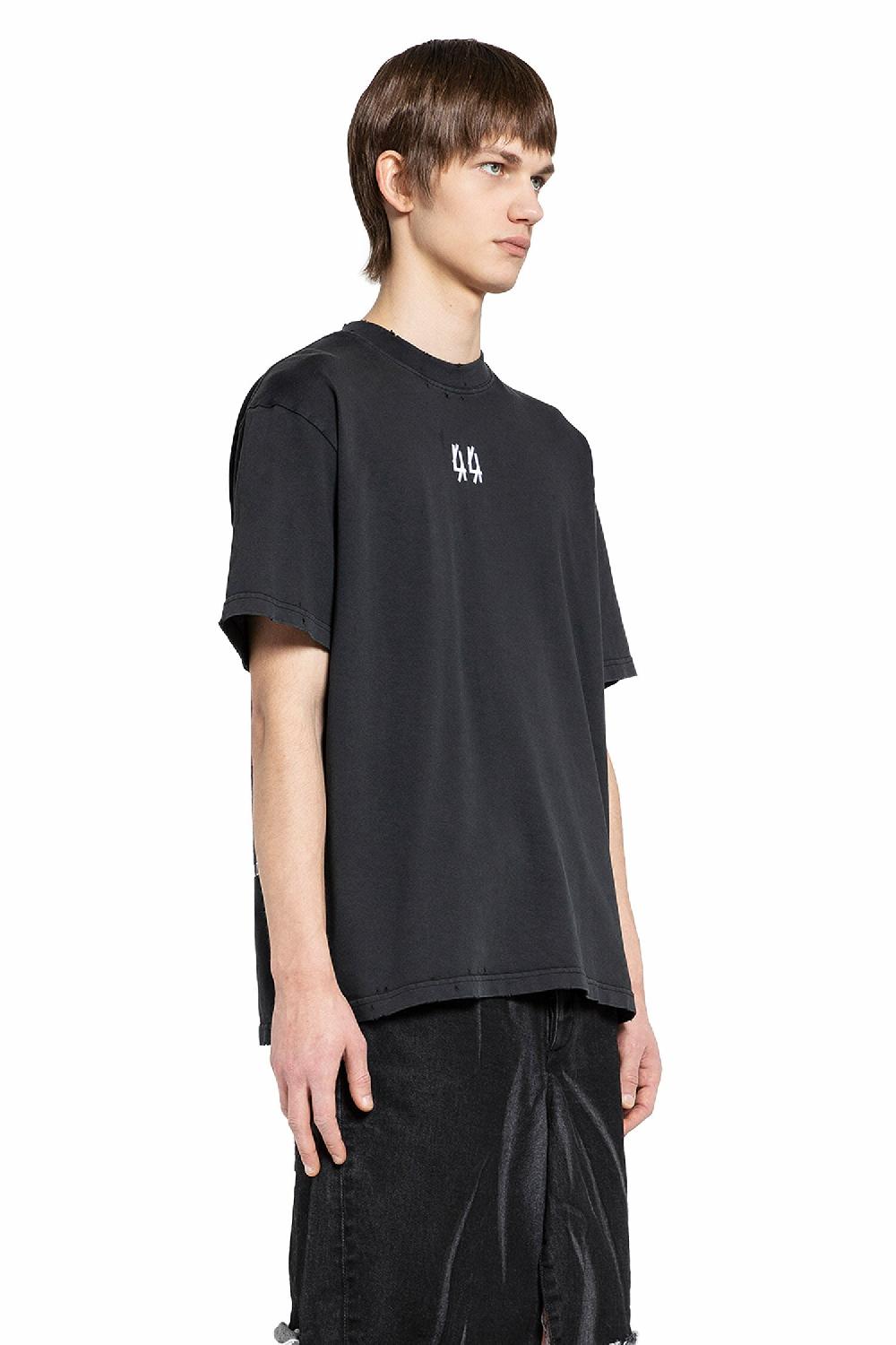 Antonioli 44 LABEL GROUP MAN BLACK T-SHIRTS & TANK TOPS In Saldo
