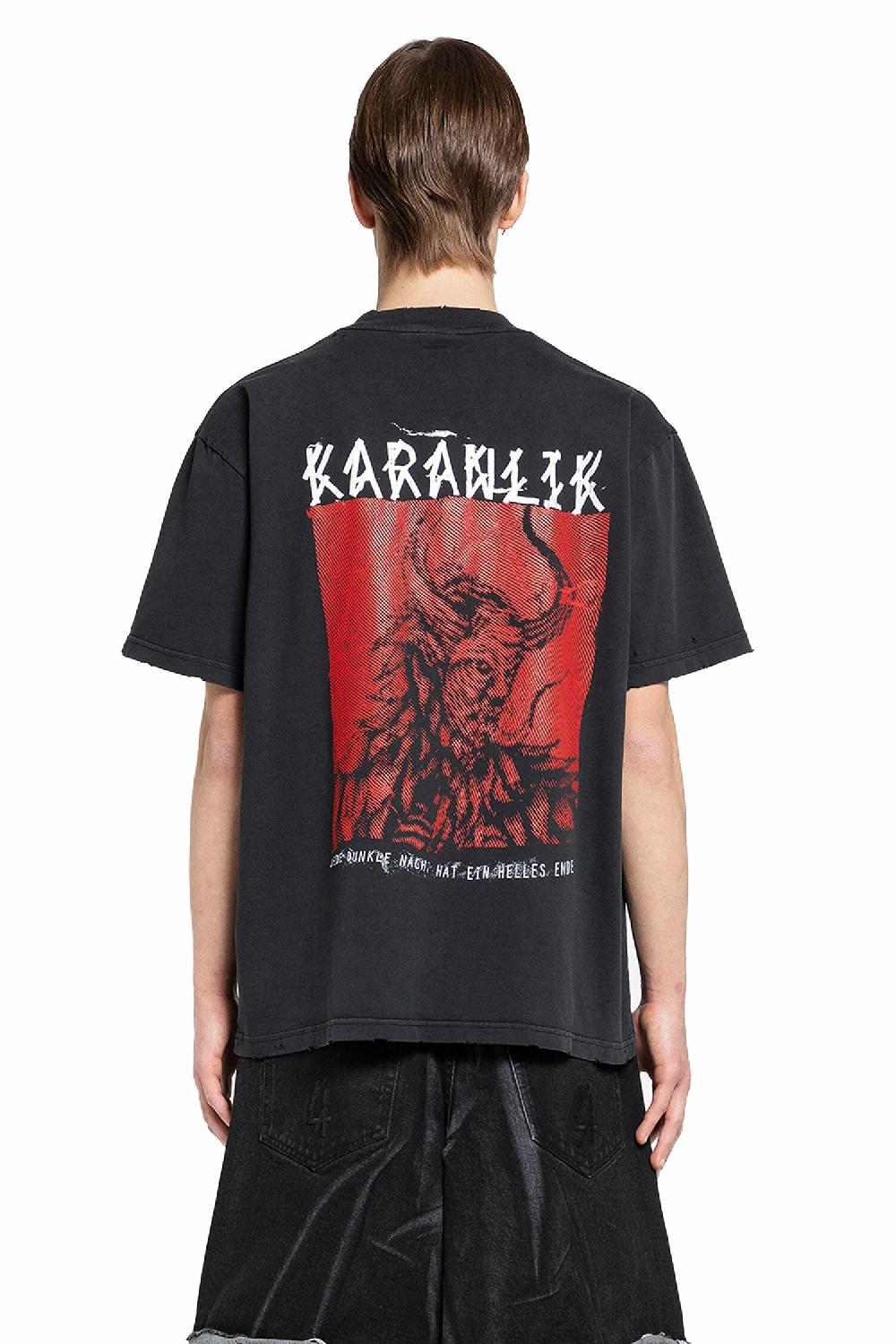 Antonioli 44 LABEL GROUP MAN BLACK T-SHIRTS & TANK TOPS In Saldo