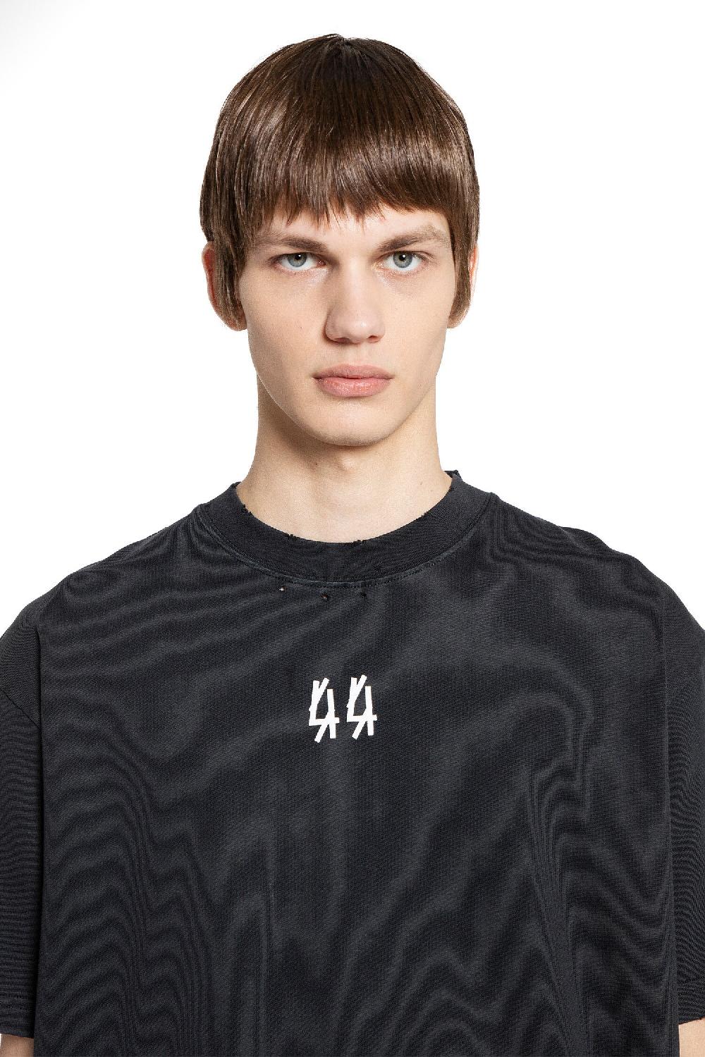 Antonioli 44 LABEL GROUP MAN BLACK T-SHIRTS & TANK TOPS In Saldo