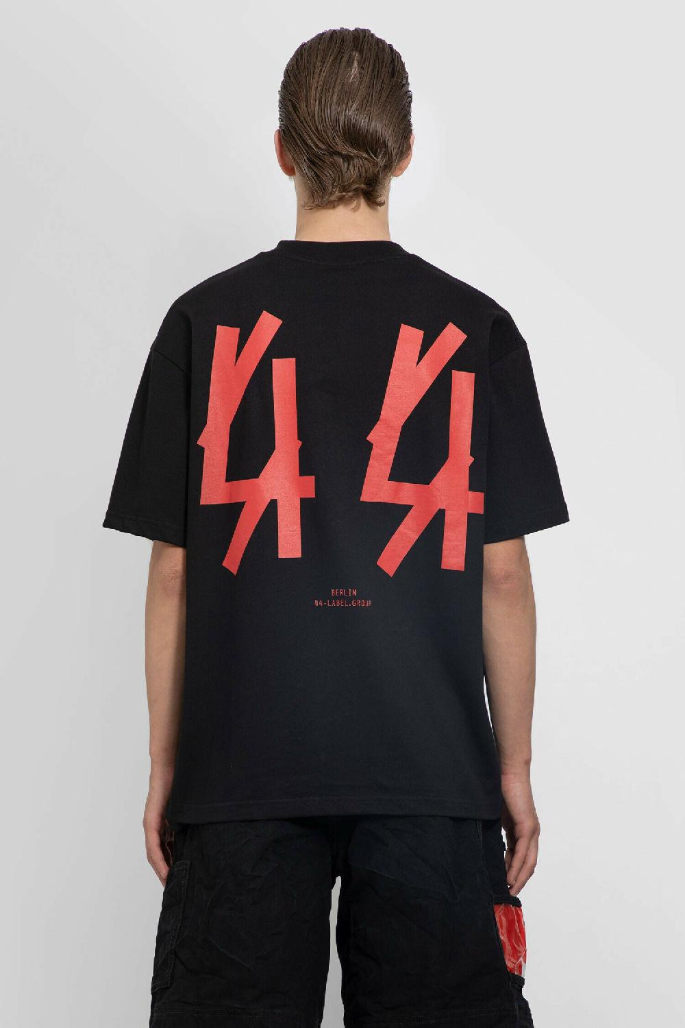 Antonioli 44 LABEL GROUP MAN BLACK T-SHIRTS & TANK TOPS Nuova