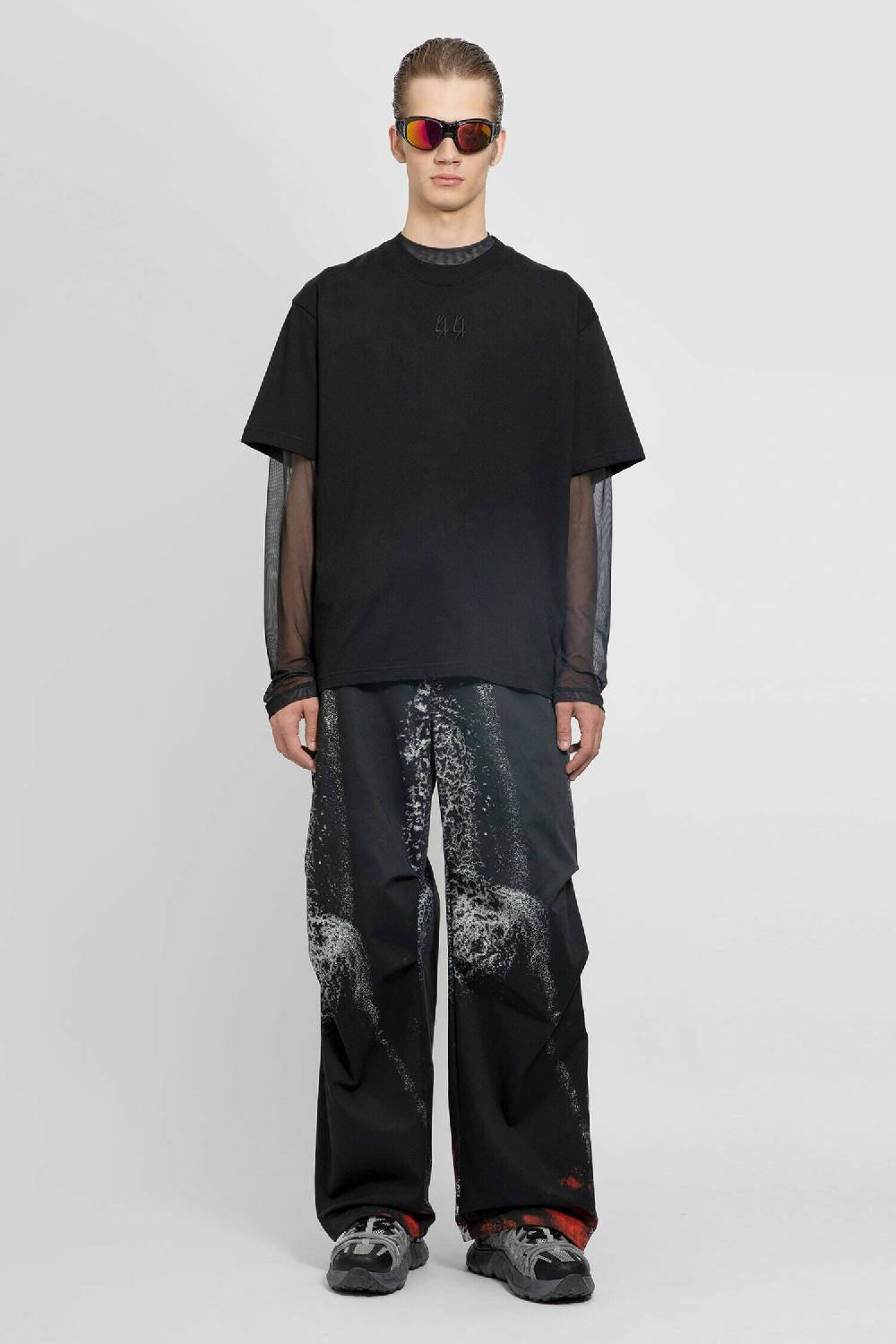 Antonioli 44 LABEL GROUP MAN BLACK T-SHIRTS & TANK TOPS Moda