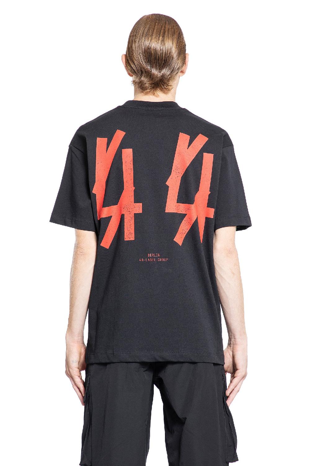 Antonioli 44 LABEL GROUP MAN BLACK T-SHIRTS & TANK TOPS Italy