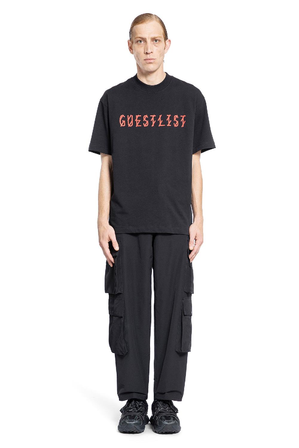 Antonioli 44 LABEL GROUP MAN BLACK T-SHIRTS & TANK TOPS Italy
