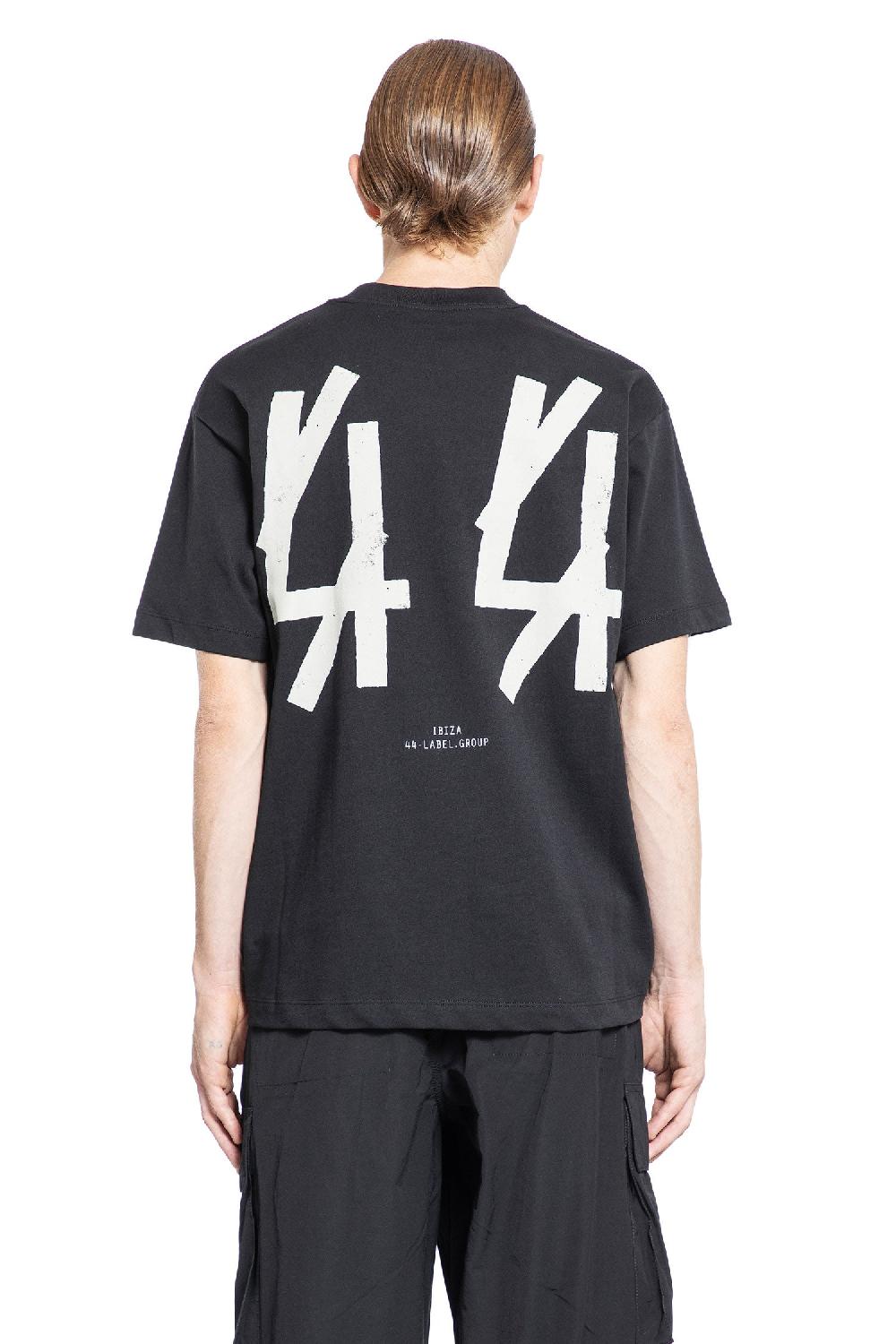 Antonioli 44 LABEL GROUP MAN BLACK T-SHIRTS & TANK TOPS Italia